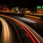 traffic, transport system, road, highway, blur